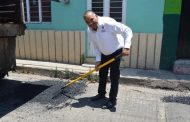 Realizan acciones de bacheo en calles del centro y diversas colonias de Jacona