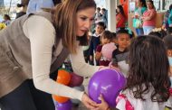 Entrega diputada Ivonne Pantoja equipo deportivo y pintura a Jardín de niños “Blanca Silva López”