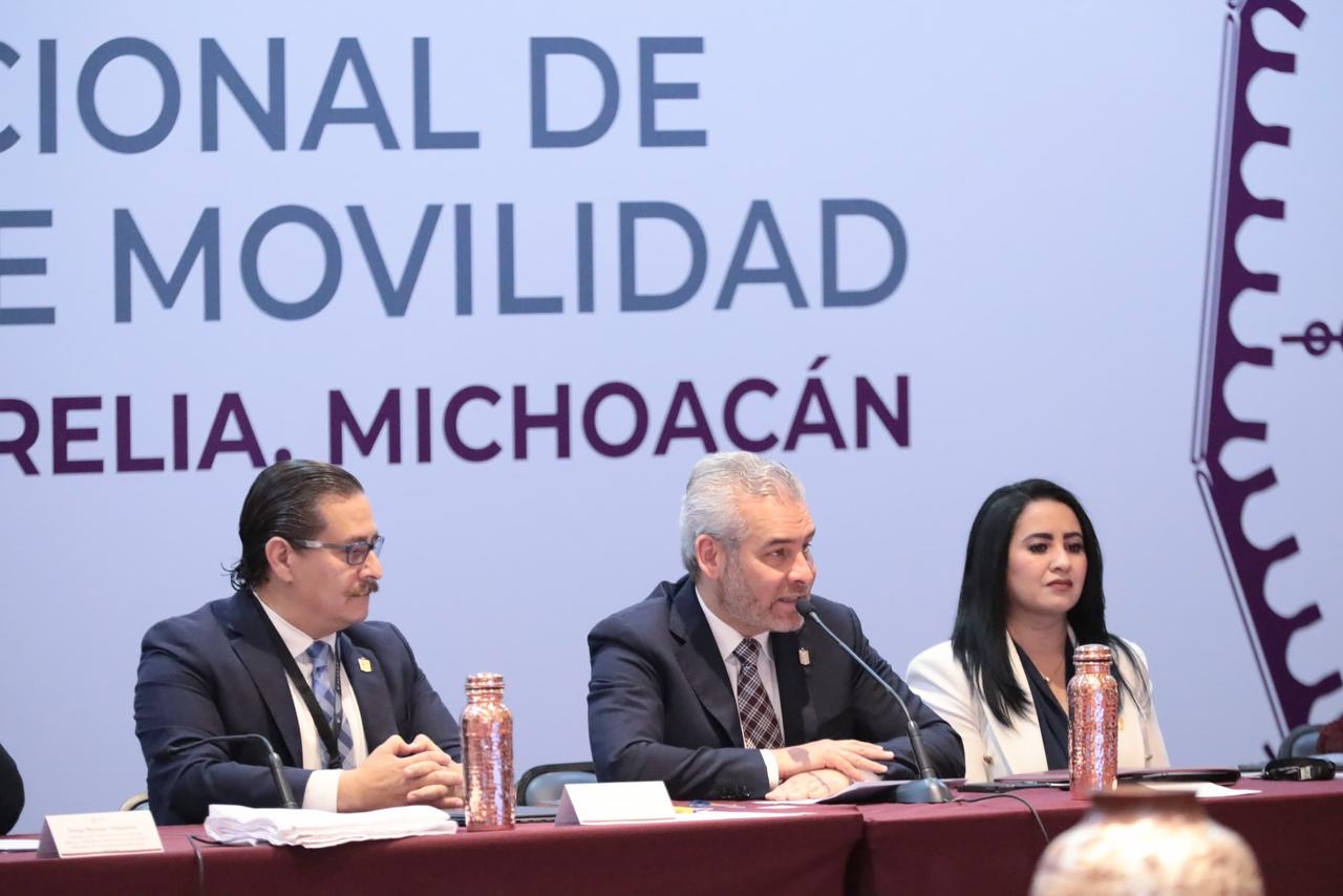 Encabeza Bedolla 28 Encuentro de la Asociación Mexicana de Autoridades de la Movilidad