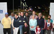 Carlos Soto inauguró el alumbrado público de la avenida San Miguel Arcángel