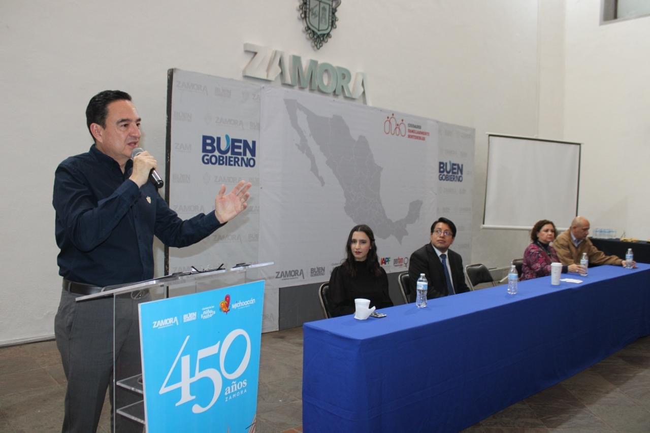 El presidente Carlos Soto trabaja para que Zamora sea una Ciudad Familiarmente Responsable