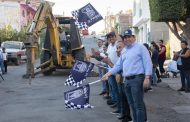 Inician trabajos en la calle Calzada de los  Indios y Francisco Zarco