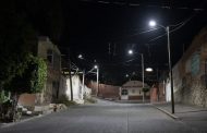 Alcalde de La Piedad inaugura luminarias LED en colonia Lienzo Charro