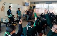 Realizan plática de seguridad vial para estudiantes Telesecundaria de Romero de Torres