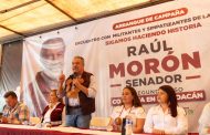 Bajío de Michoacán impulsará a Raúl Morón al Senado de la República