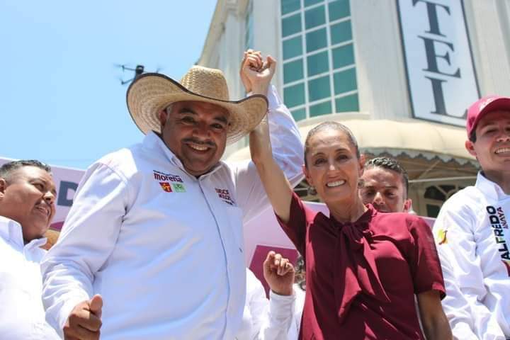 Isidoro Mosqueda acompaña a Claudia Sheinbaum en su gira en la región!