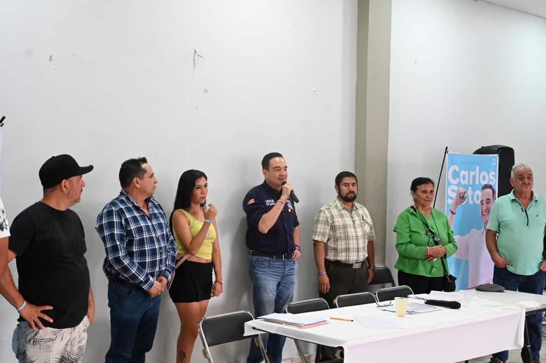 Locatarios de Mercados Hidalgo y del Valle refrendan su respaldo a Carlos Soto