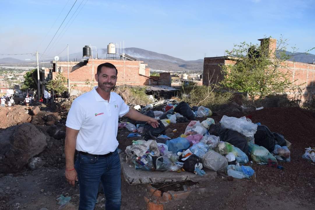 Va Domingo Méndez por un Jacona más limpio y sostenible
