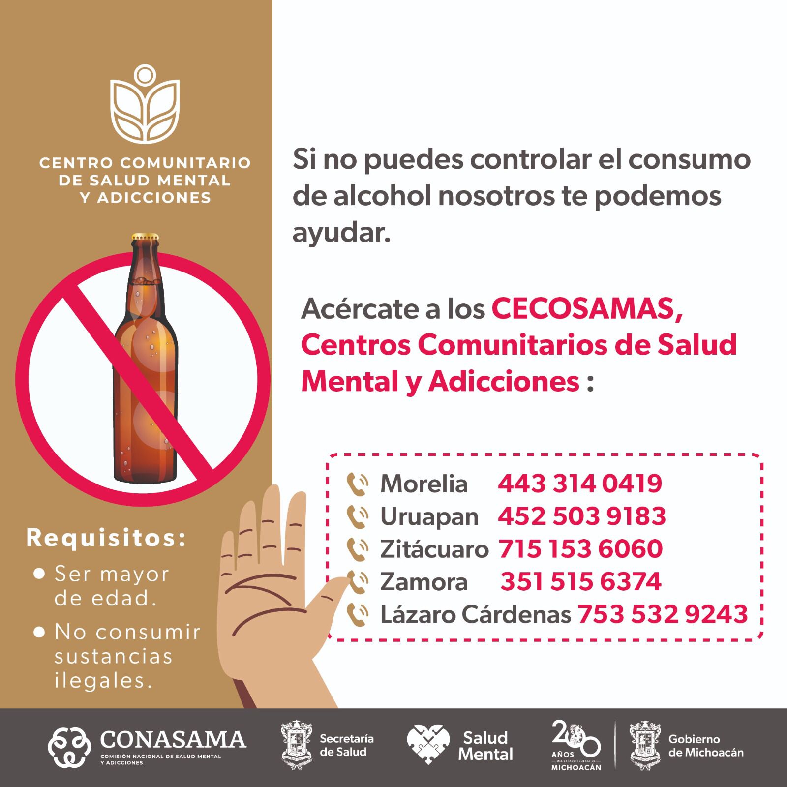 Superar la adicción al alcohol es posible en estos centros de ayuda de la SSM