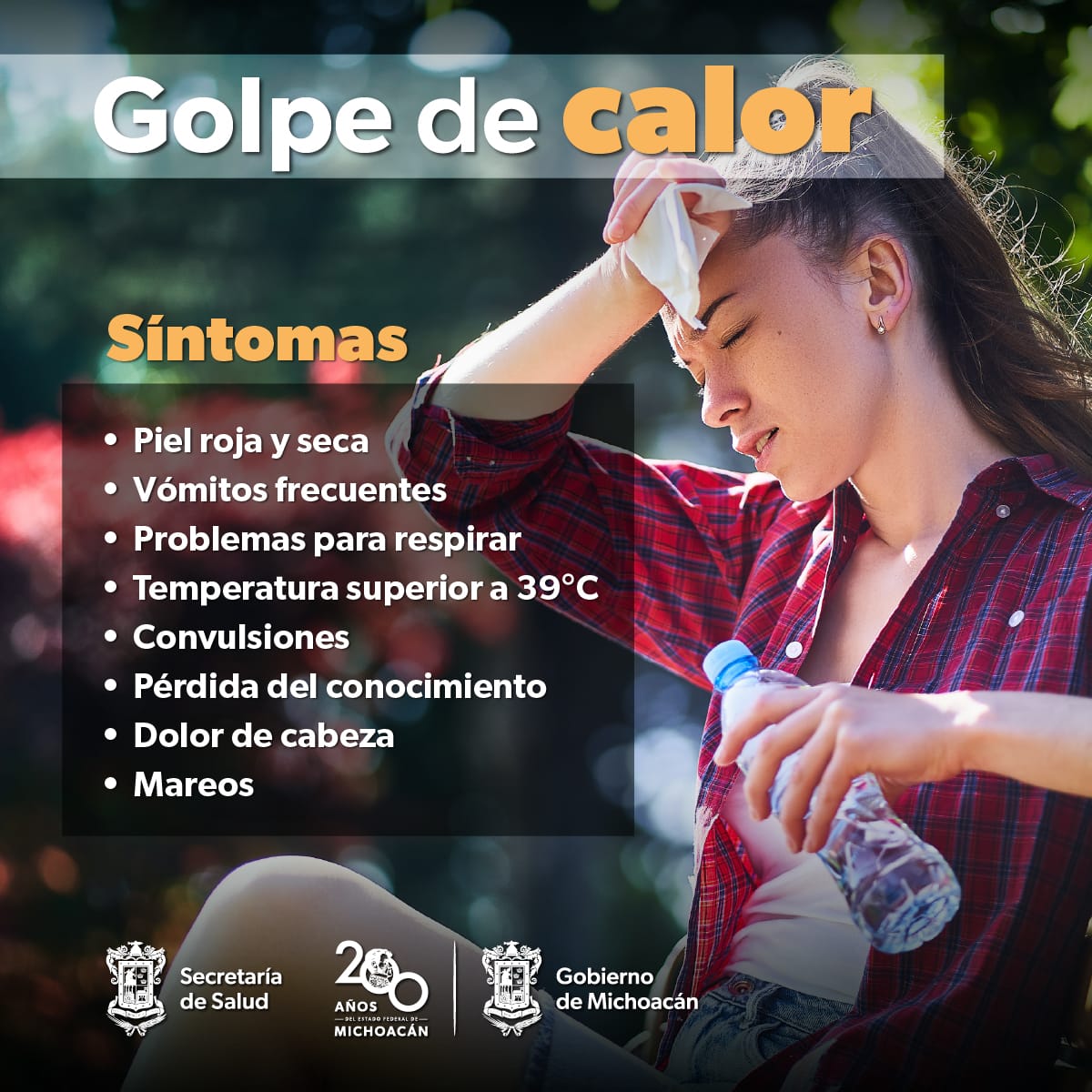 ¡No te arriesgues!, cuídate de un golpe de calor; te decimos cómo identificar sus síntomas