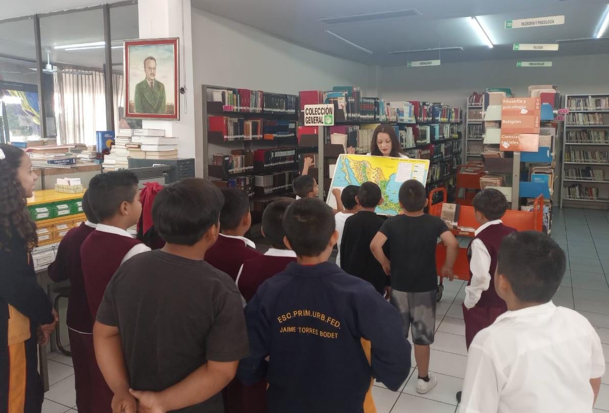 Crecen las visitas guiadas a la Biblioteca Municipal “Manuel Martínez de Navarrete”