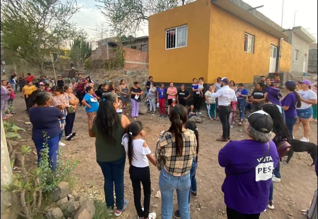 Sin freno alguno, los morados van con todo para ganar las elecciones en Jacona este 2 de junio