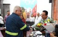 Carlos Soto felicitó a trabajadores municipales por sus años de servicio y aporte al progreso de Zamora