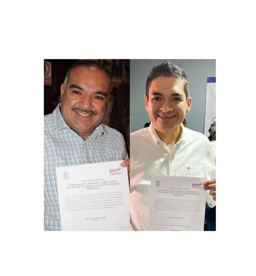 Arturo Hernández e Isidoro Mosqueda ya son presidentes electos de Tangancícuaro y Jacona 