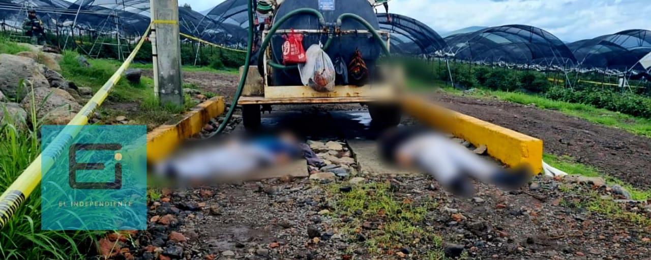 Campesinos mueren intoxicados al limpiar pipa fumigadora en rancho de Zamora