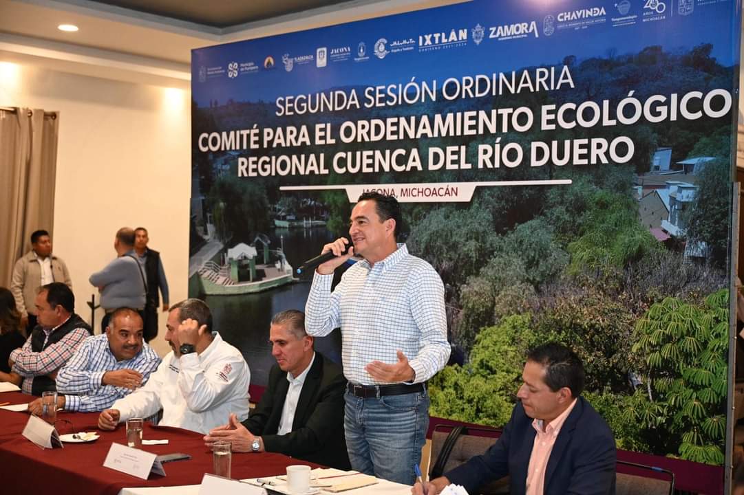 Carlos Soto atestigua avances en ordenamiento ecológico regional de la Cuenca del Río Duero 