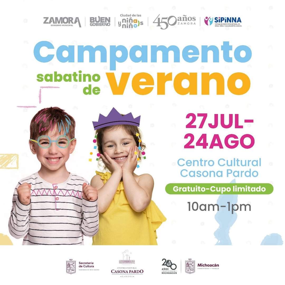 Gobierno de Zamora se une al CRAM para ofrecer «Campamento Sabatino de Verano» 