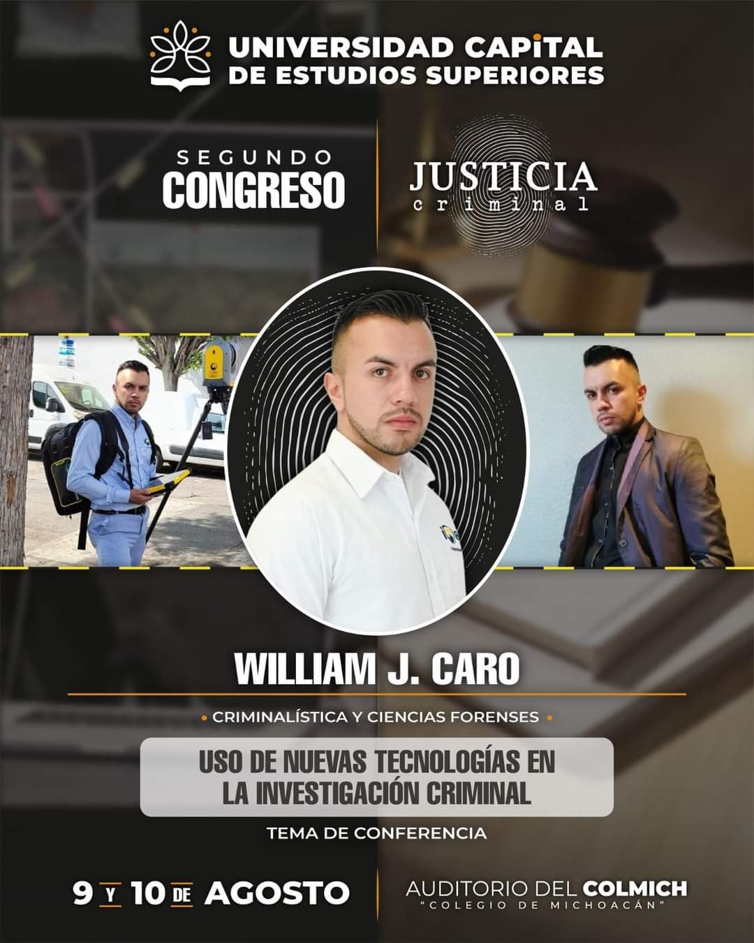 Universidad Capital sigue invitando al Congreso de Justicia Criminal