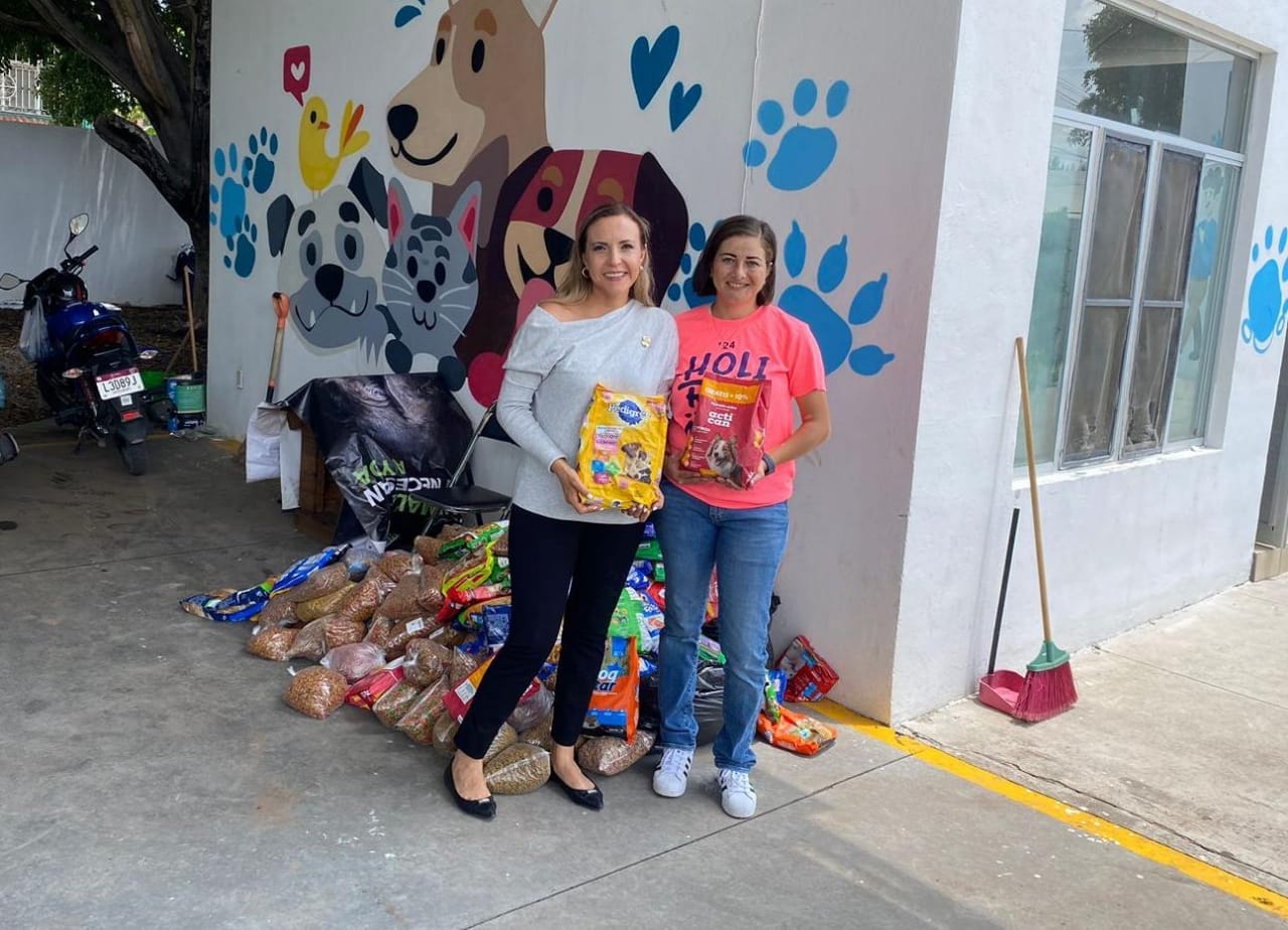 Casi mil kilos de croquetas para mascotas fueron entregados a diversas asociaciones animalistas