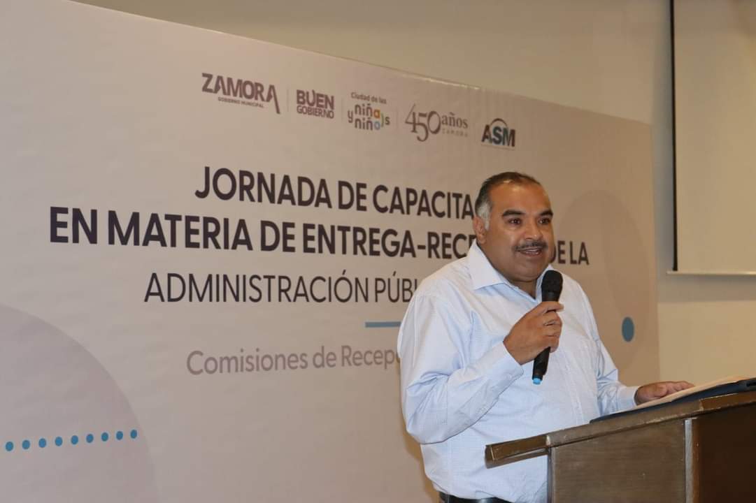 Capacitan en materia de Entrega - Recepción a personal del municipio de Jacona