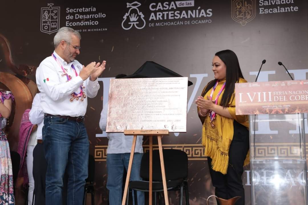 Inaugura Bedolla la Feria Nacional del Cobre