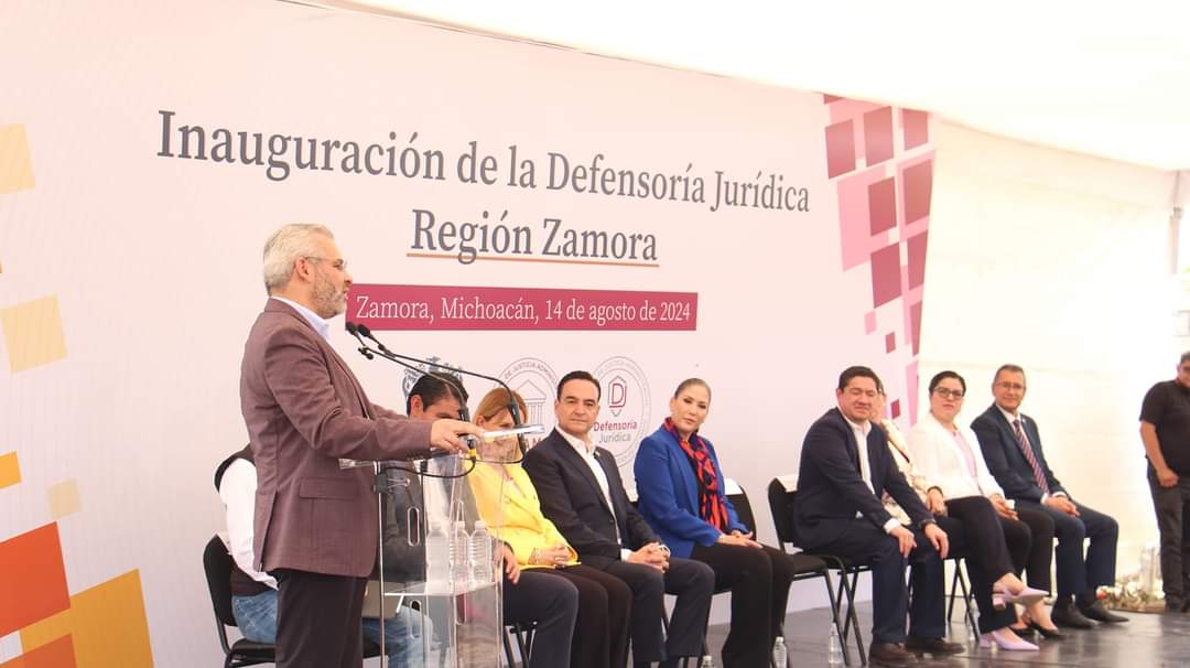 Con más de 2.5 mdp inauguran instalaciones de la Defensoría Jurídica de la región Zamora