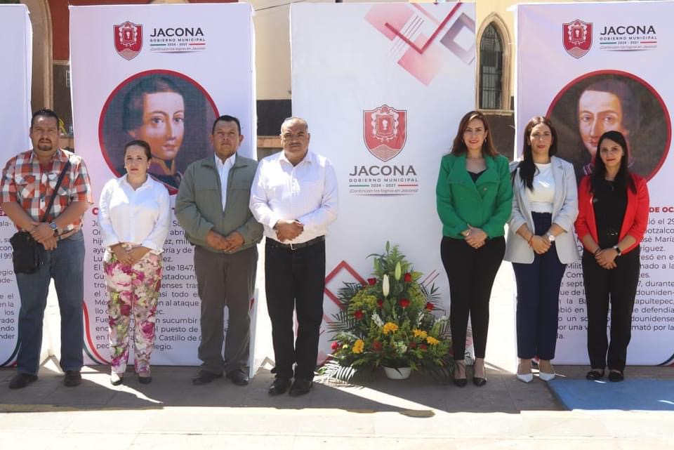 Realizan en Jacona ceremonia conmemorativa del CLXXVII Aniversario de la Gesta Heróica de los Niños Héroes