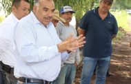 Isidoro Mosqueda se reunió con agricultores del ejido San José del Platanal