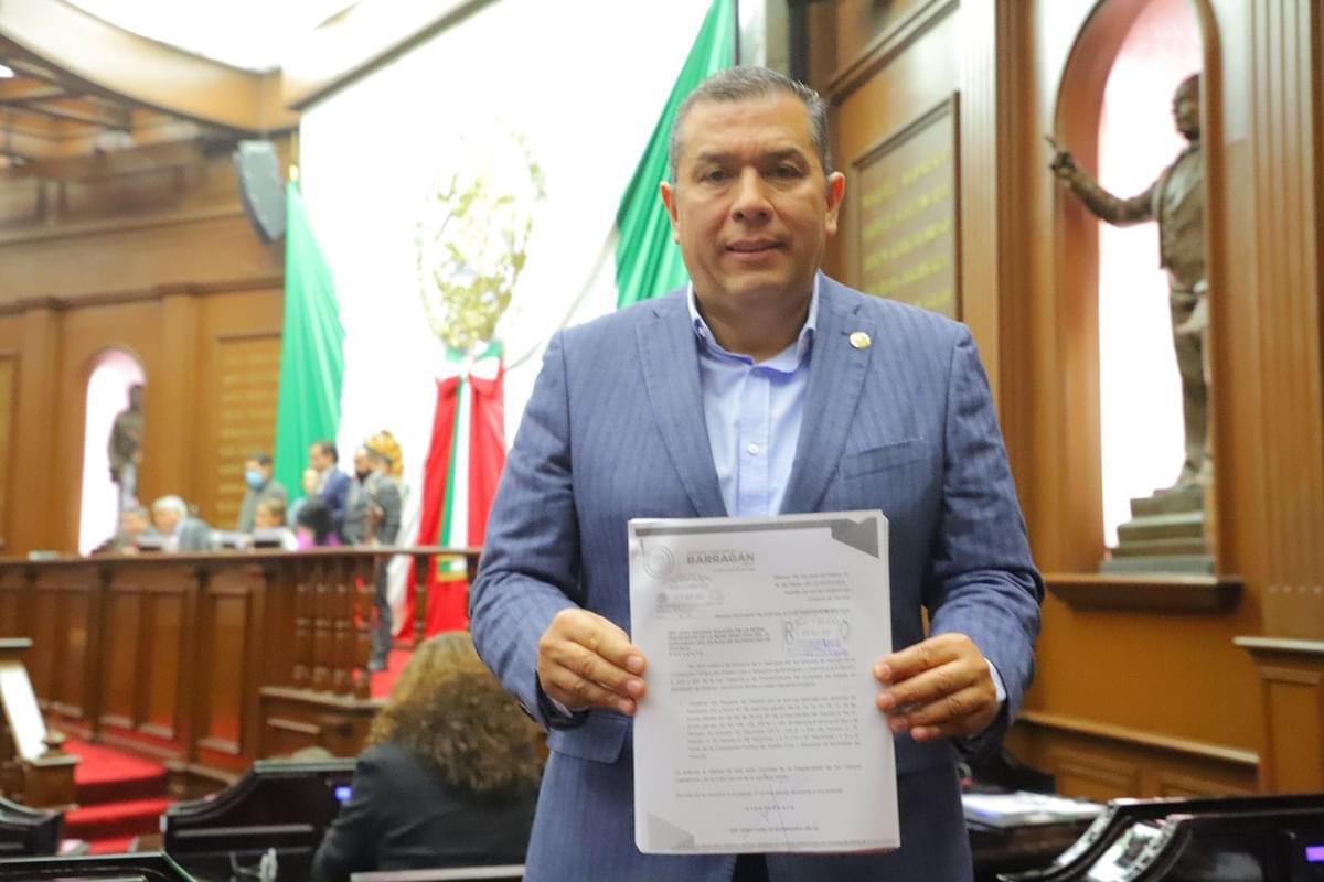 Juan Carlos Barragán presenta reforma al Poder Judicial de Michoacán