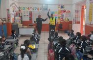 Imparten curso de educación vial a estudiantes de la primaria 