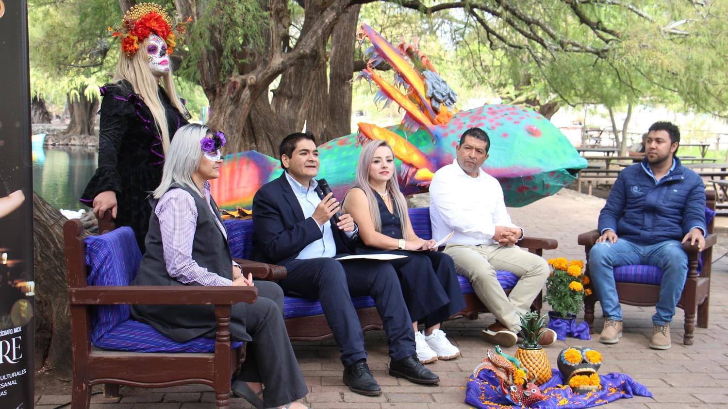 Presenta Gobierno de Tangancícuaro programa de actividades “Noche de Muertos Camécuaro 2024”