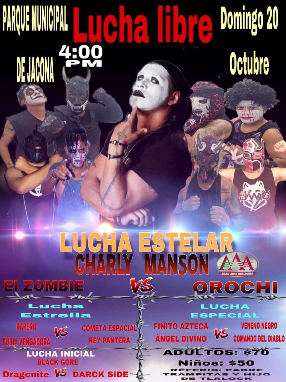 Gobierno de Jacona invita a la función de Lucha Libre a celebrar el domingo 20 de octubre