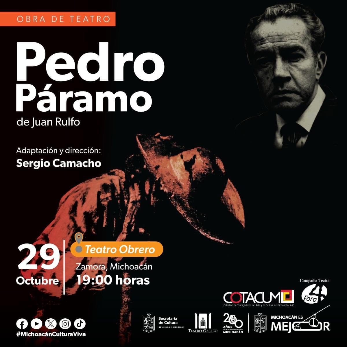 El realismo mágico de Pedro Páramo llegará al Teatro Obrero de Zamora