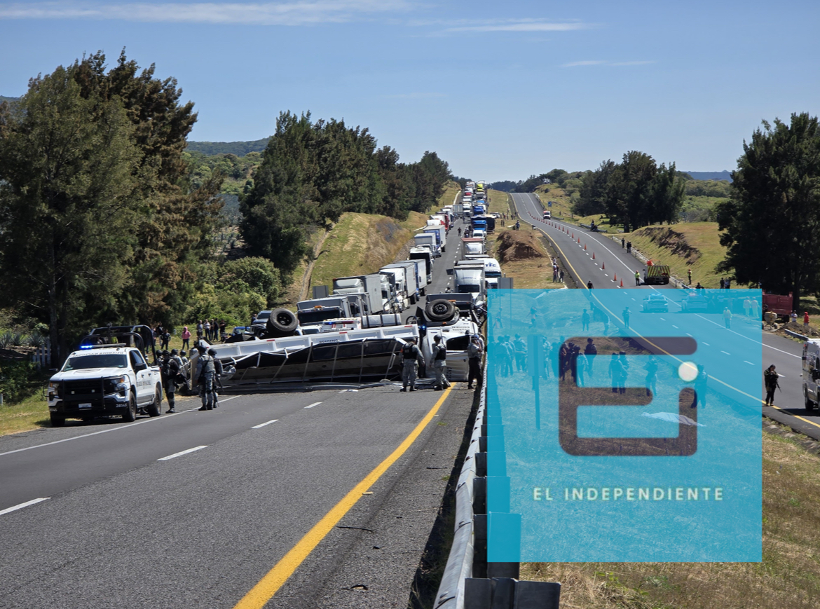 Tragedia en la Autopista de Occidente: camión de la Guardia Nacional se accidenta; hay 3 muertos y 20 heridos