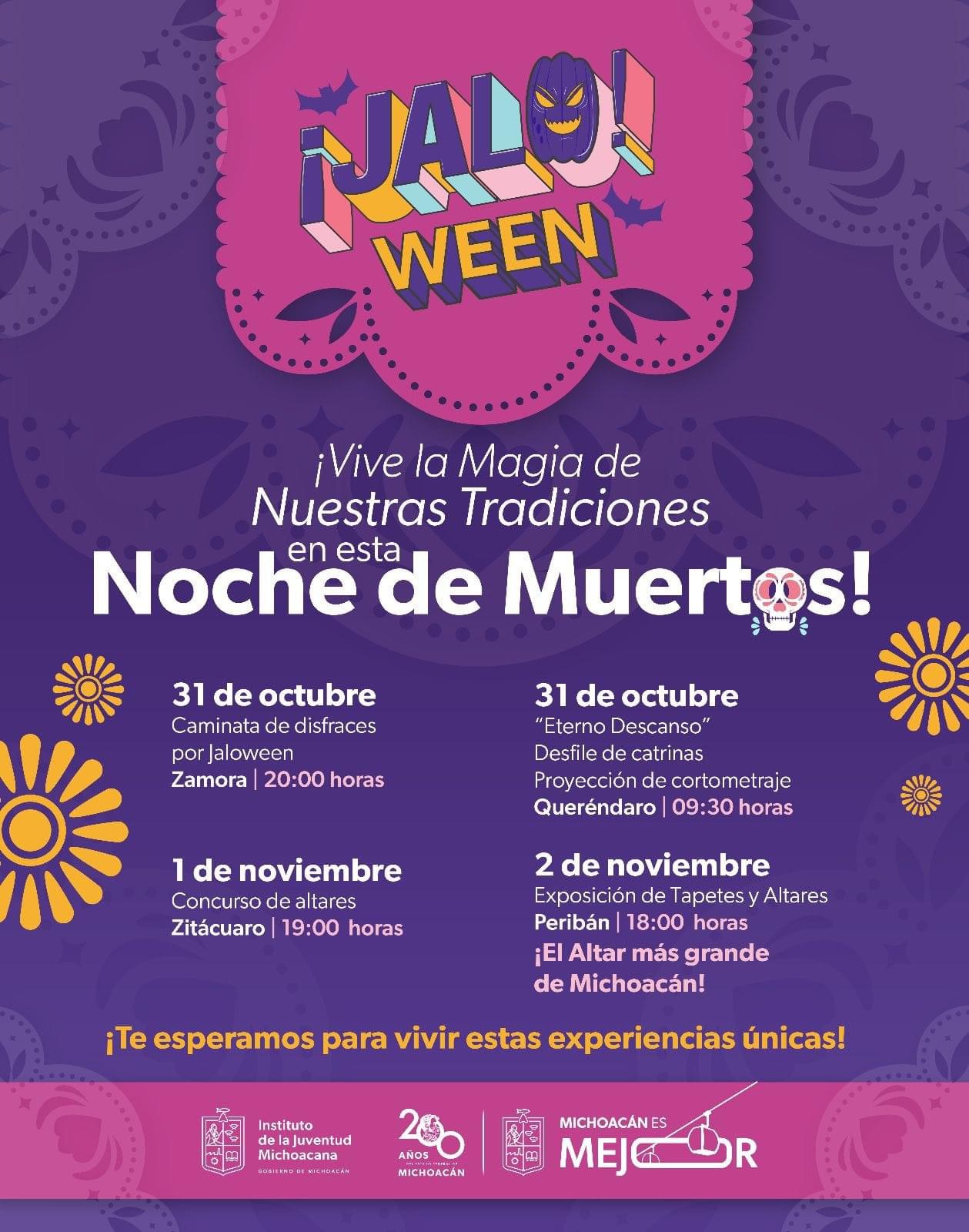 Jálate a estos municipios y celebra la Noche de Muertos con el Ijumich