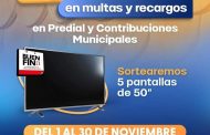 El #BuenFin ya está a la vuelta de la esquina y el 100% de descuentos en multas y recargos en pago de predial y contribuciones municipales te estará esperando.