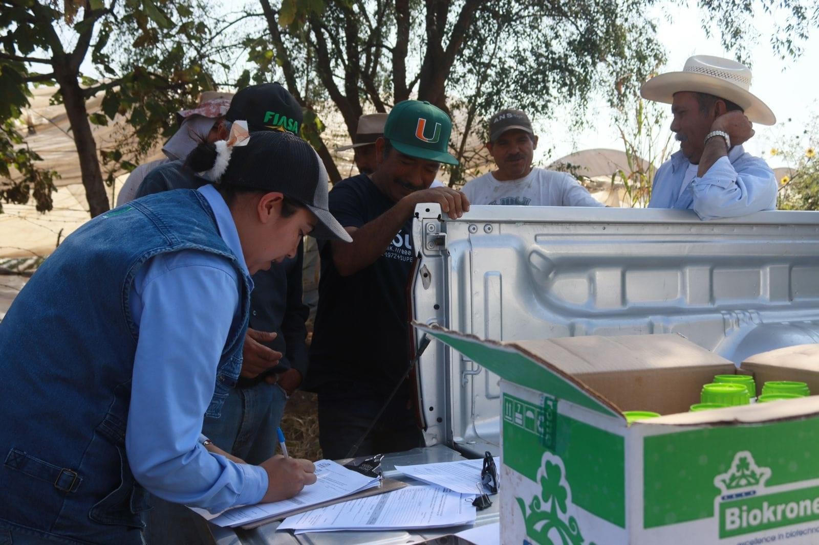 Gobierno entrega Bio fertilizantes y controladores de plagas y enfermedades