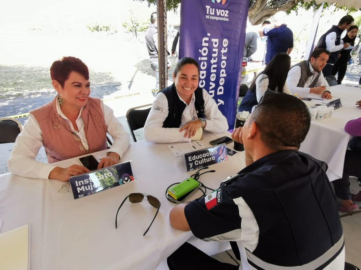 “Tu Voz Mi Compromiso” llegó al fraccionamiento El Vergel