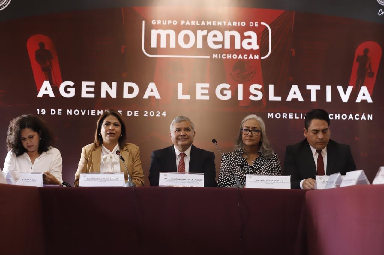 Con enfoque humanista presenta GPMORENA su Agenda Legislativa