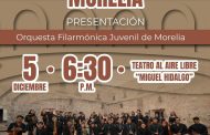 SE PRESENTA FILARMÓNICA JUVENIL DE MORELIA EN LA PIEDAD