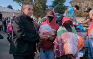 Productores agrícolas llevan regalos por Día de Reyes a familias de Huarachanillo