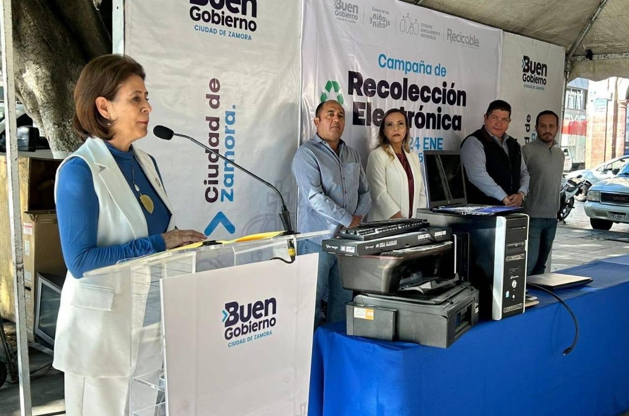 Continúa campaña de recolección electrónica; instalan centros de acopio