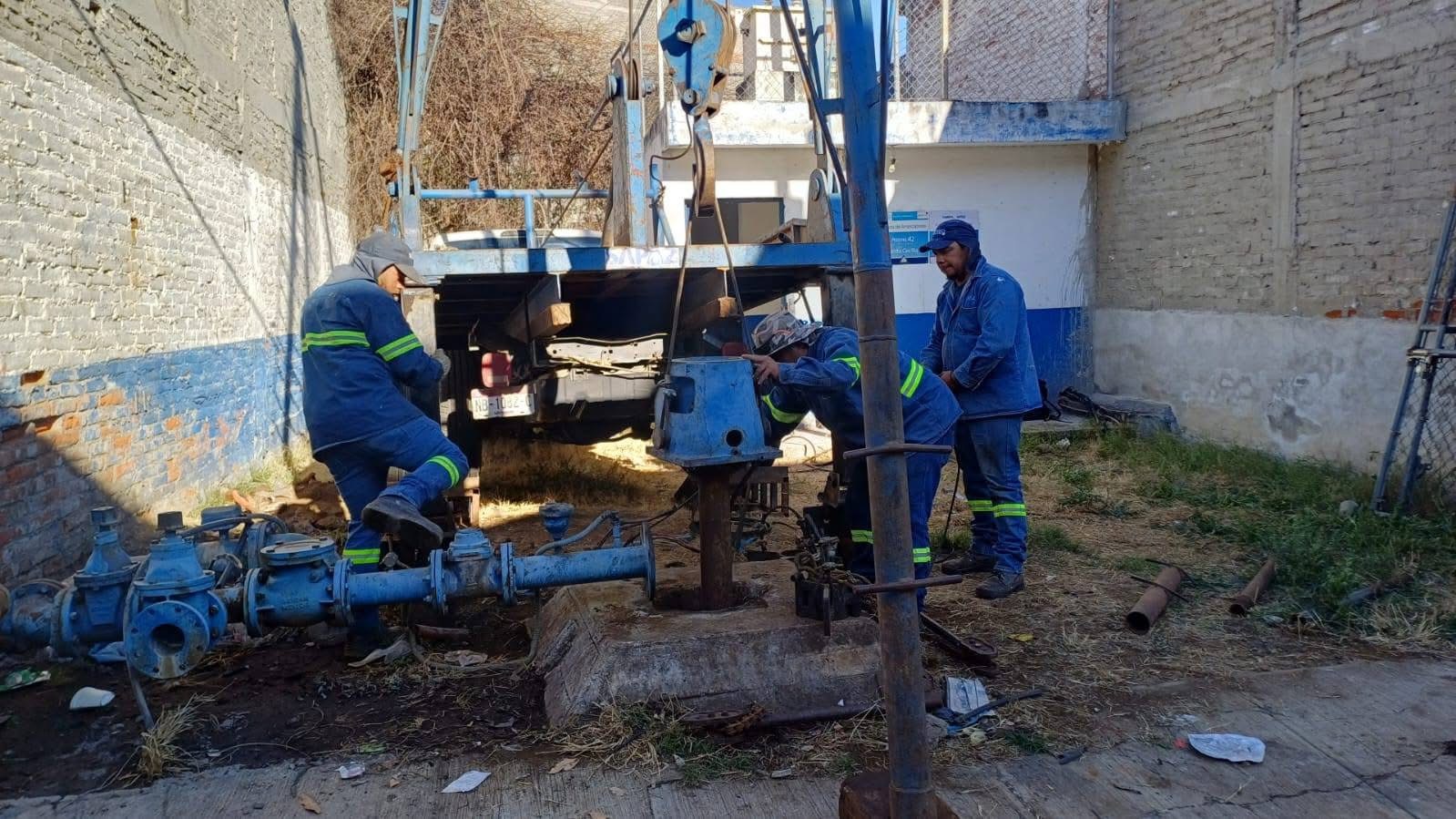 SAPAZ realiza mantenimiento preventivo en equipos de bombeo de Zamora