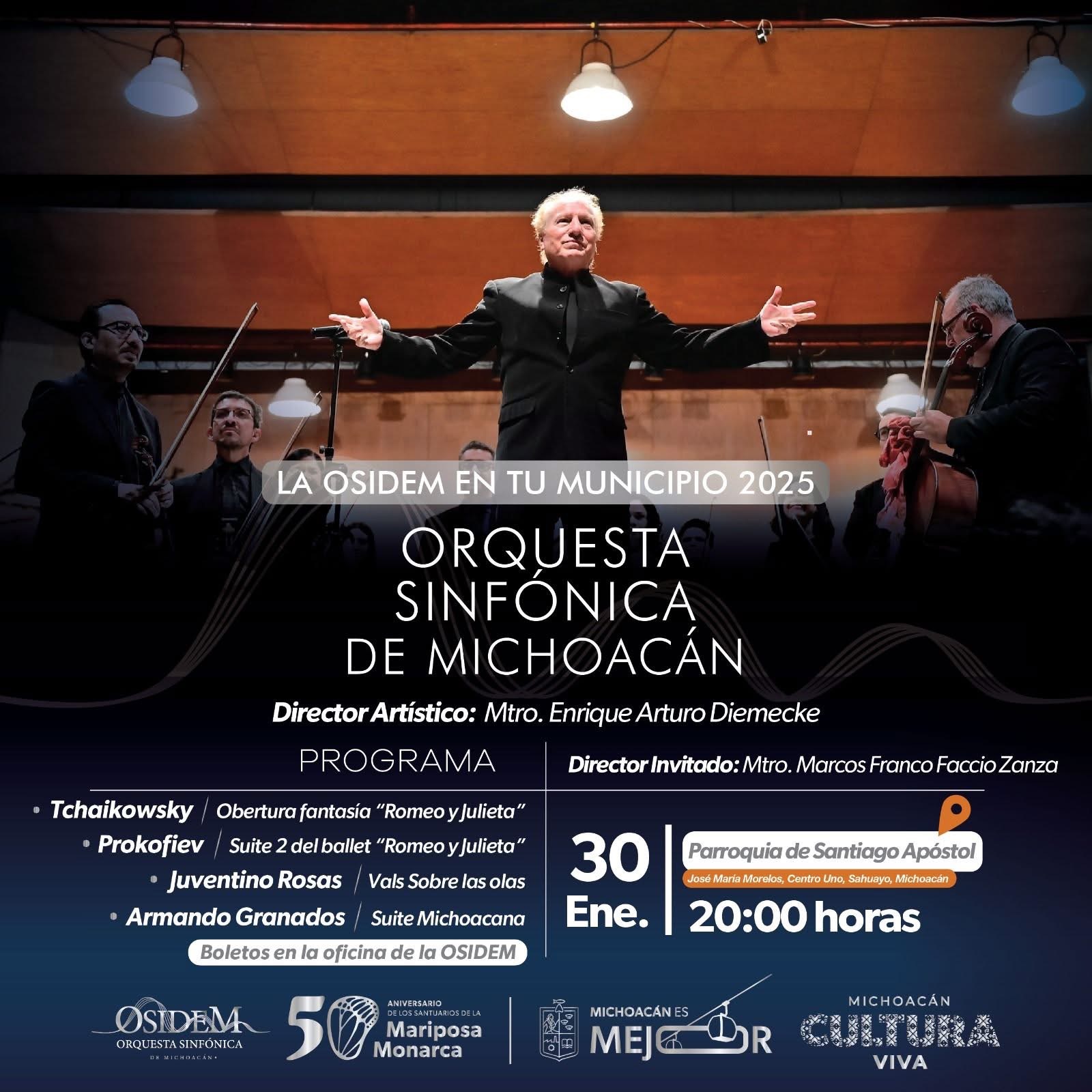 Ofrecerá Osidem concierto en la parroquia Santiago Apóstol de Sahuayo