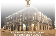 Poder Legislativo publica lista de aspirantes al Poder Judicial de Michoacán que avanzarán a la tercer etapa del proceso selectivo