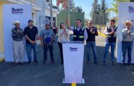 Carlos Soto inaugura pavimentación de calle en La Estancia de Amezcua