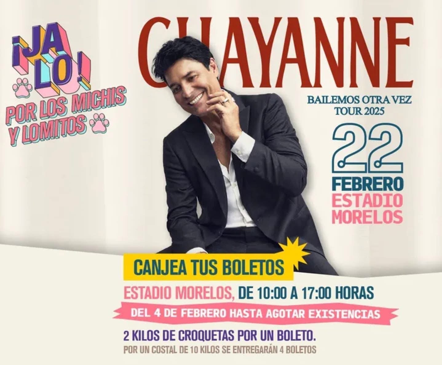 Mañana martes inicia el canje de boletos para el concierto de Chayanne