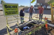 SAPAZ inicia revisión del sistema pluvial en Valle Verde