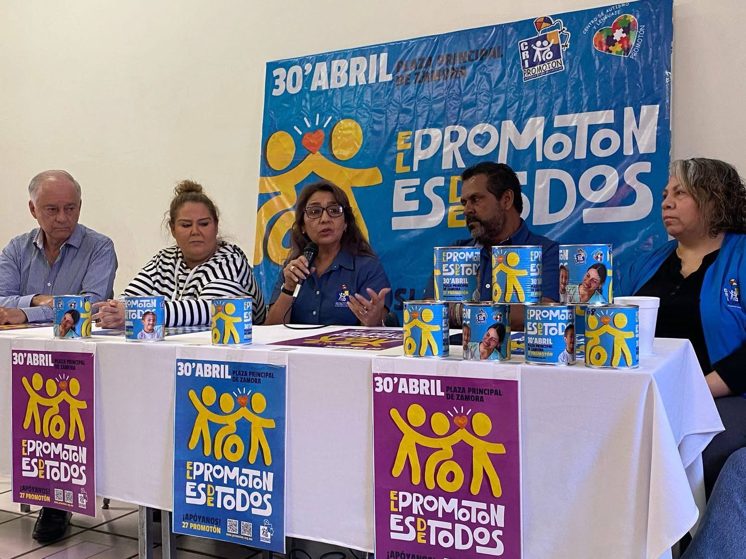 Inicia campaña de boteo del CRI PROMOTON; esperan reunir 3.5 mdp en evento del 30 de abril